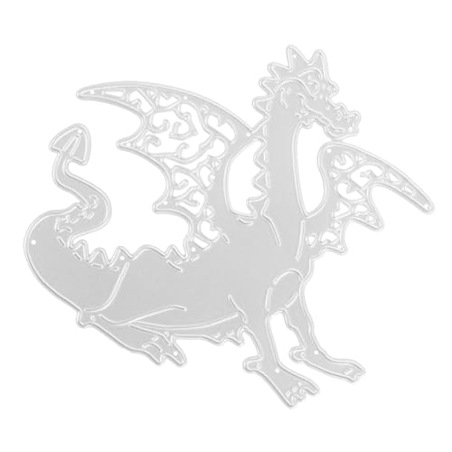 PartyKindom Carbon Steel Schneideisen Drachenform Stanzschablone Prägeschablone DIY Basteln Handwerk Stanzform für Papier Modellbau Silber PartyKindom Carbon Steel Schneideisen Drachenform Stanzschablone Prägeschablone DIY Basteln Handwerk Stanzform für Papier Modellbau Silber von PartyKindom