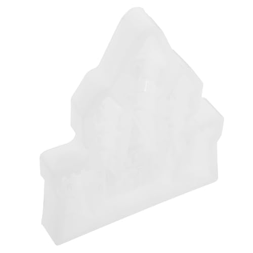 PartyKindom Castle DIY Silikonform für Epoxidharz Gießen Flexible Wiederverwendbare Detailreiche Gussform für Bastelprojekte und Handwerkliche Anwendungen von PartyKindom