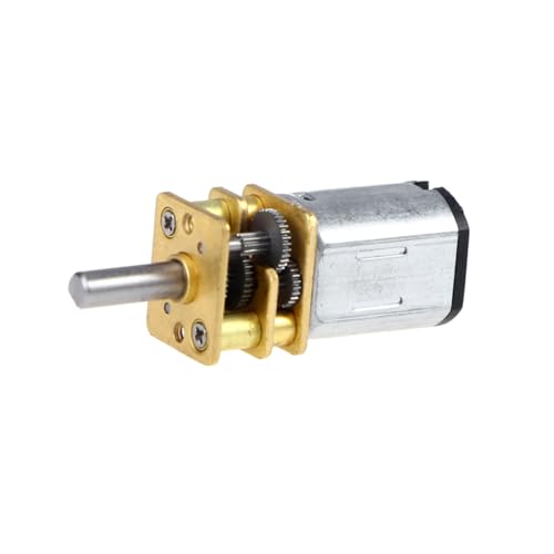 PartyKindom Dc Getriebemotor Metall Kurzwellendrehmoment Motor Lastmoment für DIY Robotik Elektronik Projekte von PartyKindom