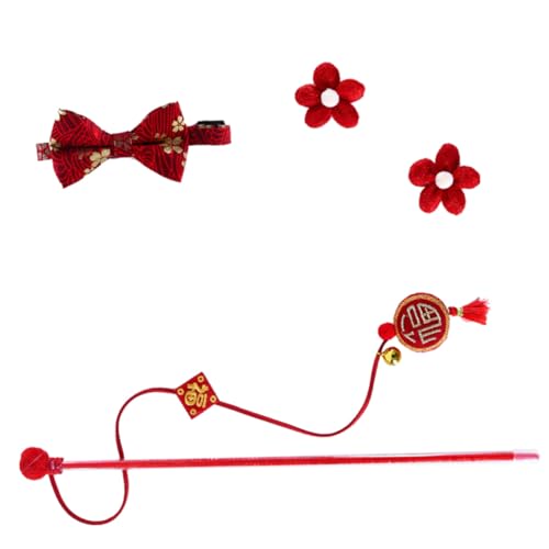 PartyKindom Dekorativer Katzenhalsband mit Verstellbarem Kragen und Festlichem Katzen Chinesischer Stil für Geburtstags und Neujahrsfeiern Atmungsaktiv und Komfortabel für Kleine Katzen PartyKindom Dekorativer Katzenhalsband mit Verstellbarem Kragen und Festlichem Katzen Chinesischer Stil für Geburtstags und Neujahrsfeiern Atmungsaktiv und Komfortabel für Kleine Katzen von PartyKindom