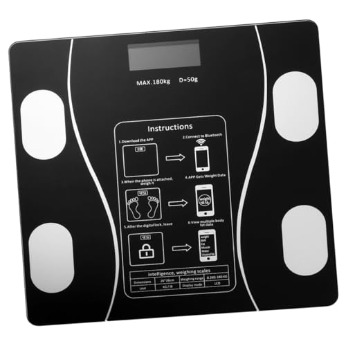 PartyKindom Digitale USB Aufladbare Körperfettwaage Intelligente Präzisionswaage Mit Messwerten Auto Funktion Für Haushalt Und Fitness PartyKindom Digitale USB Aufladbare Körperfettwaage Intelligente Präzisionswaage Mit Messwerten Auto Funktion Für Haushalt Und Fitness von PartyKindom