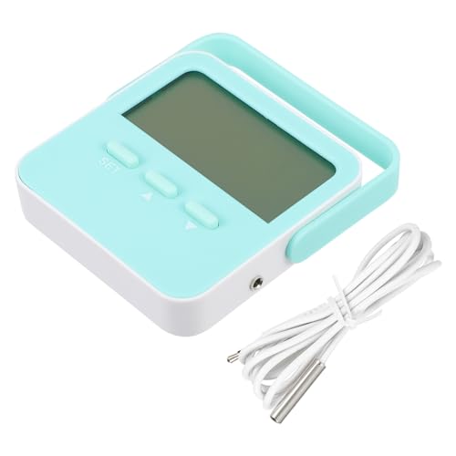 PartyKindom Digitales Thermometer mit Fühler Messbereich Innen Außen Temperaturmesser mit Ständer und Magnet Alarmfunktion bei Temperaturüberschreitung Geeignet für Kühlschrank und Raum PartyKindom Digitales Thermometer mit Fühler Messbereich Innen Außen Temperaturmesser mit Ständer und Magnet Alarmfunktion bei Temperaturüberschreitung Geeignet für Kühlschrank und Raum von PartyKindom
