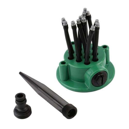 PartyKindom Drehbarer Automatischer Gartensprinkler Robust Langlebig Rasensprenger Bewässerungsdüse für Gartenbewässerung Flexibel Anpassbar Wassersparend PartyKindom Drehbarer Automatischer Gartensprinkler Robust Langlebig Rasensprenger Bewässerungsdüse für Gartenbewässerung Flexibel Anpassbar Wassersparend von PartyKindom