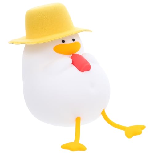 PartyKindom Duck Night Light Silikon Kinderzimmerlampe Cartoon Entzückende LED Nachtlicht Babyzimmer Weiches Licht Tragbar Kindersicher Tap-steuerung für Schlafzimmer und Reise PartyKindom Duck Night Light Silikon Kinderzimmerlampe Cartoon Entzückende LED Nachtlicht Babyzimmer Weiches Licht Tragbar Kindersicher Tap-steuerung für Schlafzimmer und Reise von PartyKindom