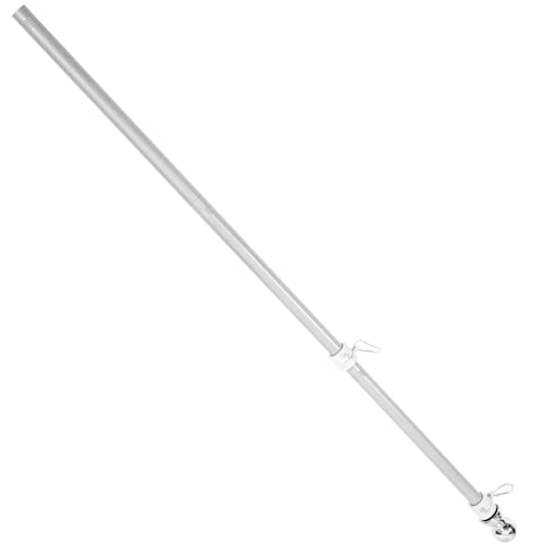 PartyKindom Edelstahl Fahnenmast Wetterfester Abnehmbarer Außenflaggenhalter Drehbarer Flaggenständer für Garten Balkon und Rostfrei Langlebig Mehrteilig von PartyKindom