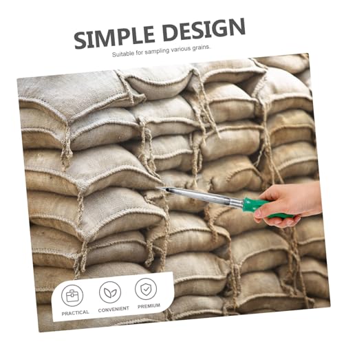 PartyKindom Edelstahl Getreideprobenehmer mit Abs Griff Langlebige Getreide Pulverprobenahmesonde Vielseitiger Sampler für Landwirtschaft und Boden Lang Rostfrei Einfach zu Reinigen PartyKindom Edelstahl Getreideprobenehmer mit Abs Griff Langlebige Getreide Pulverprobenahmesonde Vielseitiger Sampler für Landwirtschaft und Boden Lang Rostfrei Einfach zu Reinigen von PartyKindom