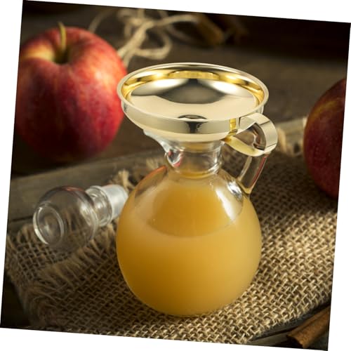 PartyKindom Edelstahl Trichter mit Breiter Öffnung und Griff Robuster Küchen Trichter für Marmelade Öl Flüssigkeiten und Einmachgläser Rostfrei Einfach zu Reinigen mit Praktischem PartyKindom Edelstahl Trichter mit Breiter Öffnung und Griff Robuster Küchen Trichter für Marmelade Öl Flüssigkeiten und Einmachgläser Rostfrei Einfach zu Reinigen mit Praktischem von PartyKindom