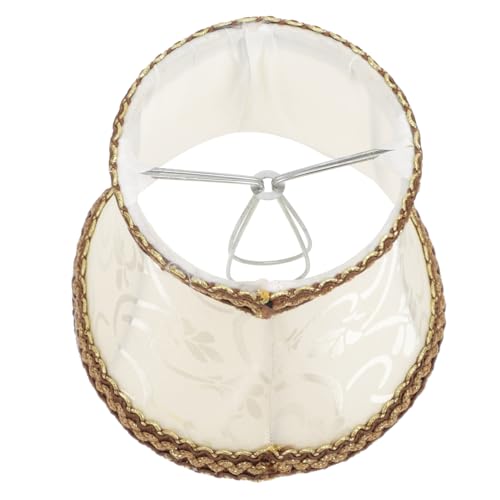 PartyKindom Eleganter Stoff lampenschirm in Beige mit Retro muster Vielseitig Einsetzbar für Tischlampen Wandleuchten und Hängelampen Einfache Montage Dekorativer und Schützender PartyKindom Eleganter Stoff lampenschirm in Beige mit Retro muster Vielseitig Einsetzbar für Tischlampen Wandleuchten und Hängelampen Einfache Montage Dekorativer und Schützender von PartyKindom