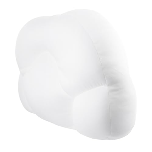 PartyKindom Ergonomisches Lendenkissen für Rücken Nackenstütze Vielseitiges Wärmekissen für Büro Schwangerschaftsnutzung Weiches Polyester mit Partikelfüllung für Schwangere Senioren von PartyKindom