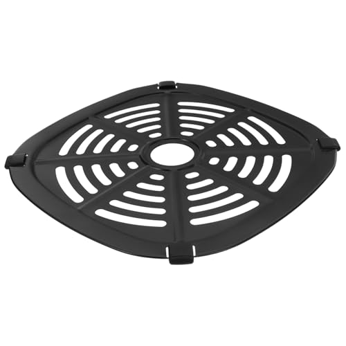PartyKindom Ersatz Air Fryer Tablett Non-stick Crisper Platte Leichte Reinigung Spülmaschinenfest Für Pommes Frites Hähnchenflügel Mit Schutzwinkeln von PartyKindom