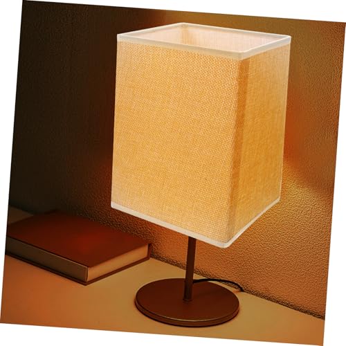 PartyKindom Ersatz Lampenschirm aus Gelbem Jutestoff für Tisch Steh Wandleuchten Dekorativer Stoff Lampenschirm Installieren Langlebig Vielseitig für Wohn Arbeitsräume PartyKindom Ersatz Lampenschirm aus Gelbem Jutestoff für Tisch Steh Wandleuchten Dekorativer Stoff Lampenschirm Installieren Langlebig Vielseitig für Wohn Arbeitsräume von PartyKindom