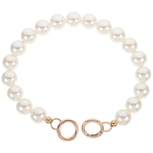 PartyKindom Ersatz Perlen taschenkette für Damen Handtasche Abnehmbare Leichte Bag Strap Chain DIY Dekorative Umhängekette Passend für Kurze Griffe Transparent Vielseitig Einsetzbar von PartyKindom