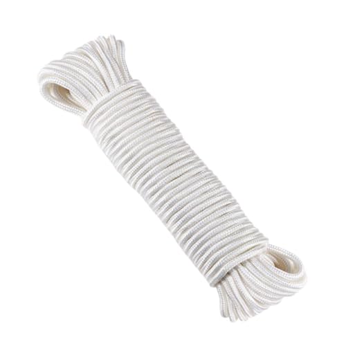 PartyKindom Fahnenmast Hissseil Nylonseil Langlebig Reißfest Wetterbeständig für Fahnenmast Zubehör Camping und Wäscheleine von PartyKindom