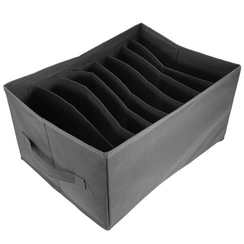 PartyKindom Faltbare Aufbewahrungsbox mit Fächern Organizer für Kleider Hosen und Decken Multifunktional und Platzsparend für Schrank und Schlafzimmer von PartyKindom