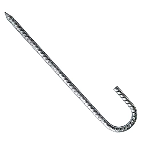 PartyKindom Feuerverzinkte Stahl Rebar Erdanker J Form Bodenanker für Trampolin und Schaukel Stabiles Gartennagel zur Sicheren Befestigung von Zelten und Planen im Outdoor Bereich PartyKindom Feuerverzinkte Stahl Rebar Erdanker J Form Bodenanker für Trampolin und Schaukel Stabiles Gartennagel zur Sicheren Befestigung von Zelten und Planen im Outdoor Bereich von PartyKindom