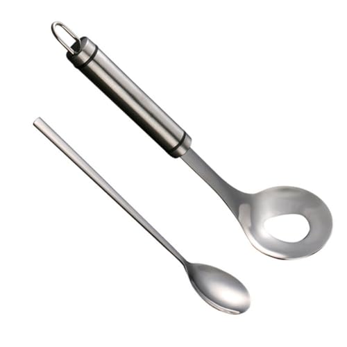 PartyKindom Fleischbällchenformer mit Langem Griff Antihaftbeschichteter Meatball Maker Löffel für Einfache Frikadellenherstellung Robustes Küchenwerkzeug mit Ovaler Form und Praktischem von PartyKindom