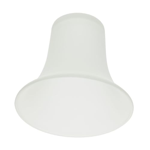 PartyKindom Frosted Glass Lampshade für Deckenleuchten Eleganter Lampenschirm mit Lochdurchmesser Stilvolles Wohnaccessoire für Warmes Licht Schlafzimmer und Wohnzimmer von PartyKindom