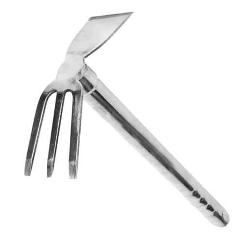 PartyKindom Gartenhacke aus Rostfreiem Robuste Handhacke für Bodenlockerung und Unkrautentfernung Langlebiges Gartengerät für Hobbygärtner und Gemüseanbau Vielseitiges Grabewerkzeug PartyKindom Gartenhacke aus Rostfreiem Robuste Handhacke für Bodenlockerung und Unkrautentfernung Langlebiges Gartengerät für Hobbygärtner und Gemüseanbau Vielseitiges Grabewerkzeug von PartyKindom