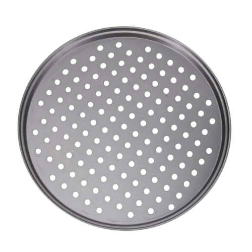 PartyKindom Gelochtes Pizzablech aus Antihaftbeschichtetem Material Perforierte Pizza Pfanne für Gleichmäßiges Backen Leicht zu Reinigen für Wiederholte Nutzung PartyKindom Gelochtes Pizzablech aus Antihaftbeschichtetem Material Perforierte Pizza Pfanne für Gleichmäßiges Backen Leicht zu Reinigen für Wiederholte Nutzung von PartyKindom