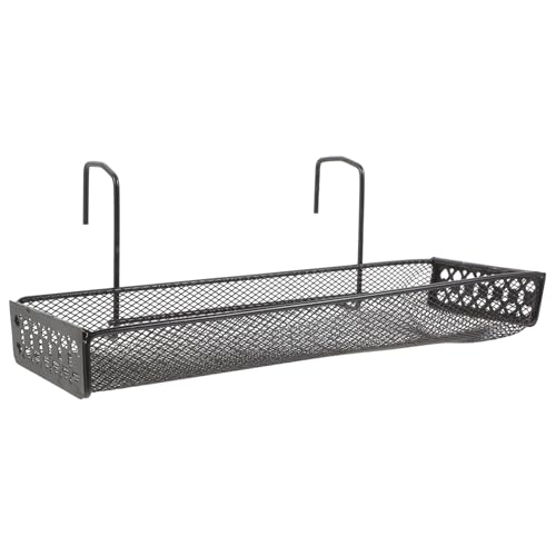 PartyKindom Hängeregal Für Pflanzen Eckregal Schwarz Metall Blumentopfhalter Für Balkon Wetterfest Dekorativer Pflanzenständer Für Außenbereich Und Garten von PartyKindom