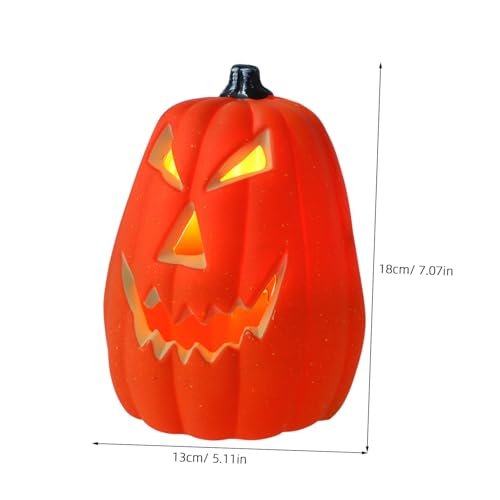 PartyKindom Halloween LED Jack O Lantern Laterne aus Robustem Kunststoff Leuchtende Kürbisdekoration für Drinnen und Draußen Tragbar und Wiederverwendbar Traditionelles Design ohne Batterien PartyKindom Halloween LED Jack O Lantern Laterne aus Robustem Kunststoff Leuchtende Kürbisdekoration für Drinnen und Draußen Tragbar und Wiederverwendbar Traditionelles Design ohne Batterien von PartyKindom