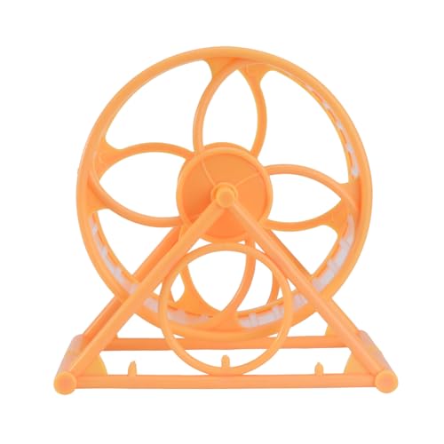 PartyKindom Hamster Laufrad Joggingrad für Kleine Haustiere Geräuscharmes Trainingsspielzeug mit Rutschfestes Hamster Sport Zubehör für Käfige Fördert Bewegung und Gesundheit von PartyKindom