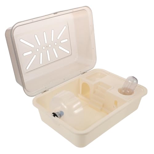 PartyKindom Transportbox Für Hamster Und Kleine Haustiere Geräumig Mit Belüftungslöchern Geeignet Für Reisen Und Transport Aus Stabilem Kunststoff von PartyKindom