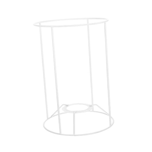 PartyKindom Handgefertigter Draht Lampenschirm Zylindrischer Lampenschutz Kabel Gestell DIY Lampenrahmen Metall für Wohnzimmer Schlafzimmer Arbeitszimmer Kreative Beleuchtung von PartyKindom