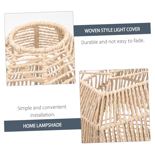 PartyKindom Handgefertigter Lampenschirm aus Papierseil Dekorative Deckenleuchte im Chinesischen Stil Langlebig und Vielseitig für Wohnzimmer Hotel Restaurant und Kreative Raumgestaltung PartyKindom Handgefertigter Lampenschirm aus Papierseil Dekorative Deckenleuchte im Chinesischen Stil Langlebig und Vielseitig für Wohnzimmer Hotel Restaurant und Kreative Raumgestaltung von PartyKindom
