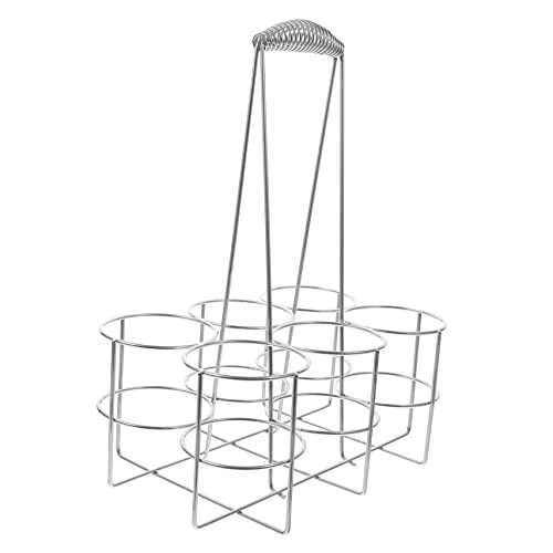 PartyKindom Handlicher Bierflaschen aus Metall Robuster Flaschenhalter für Veranstaltungen Bbqs und Täglichen Gebrauch für Flaschen und Dosen von PartyKindom