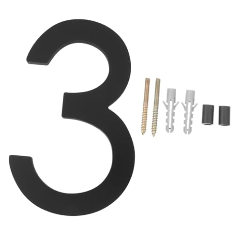 PartyKindom Hausnummer Türschild Selbstklebend und Schraubbar Wetterfestes Adressschild Schatteneffekt für Briefkasten Garten Büro Hotel Wetterbeständige Zahlen zur Individuellen Montage PartyKindom Hausnummer Türschild Selbstklebend und Schraubbar Wetterfestes Adressschild Schatteneffekt für Briefkasten Garten Büro Hotel Wetterbeständige Zahlen zur Individuellen Montage von PartyKindom