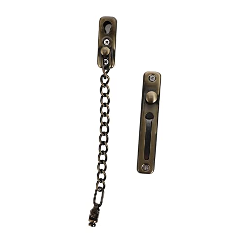 PartyKindom Heavy Duty Türsicherung Türkette ohne Bohren Diebstahl Türkettenschloss Innen Türschutz für Wohnung und Haustür PartyKindom Heavy Duty Türsicherung Türkette ohne Bohren Diebstahl Türkettenschloss Innen Türschutz für Wohnung und Haustür von PartyKindom