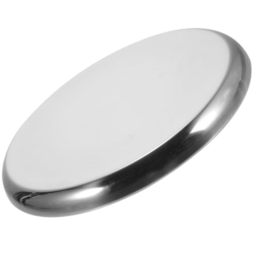 PartyKindom Hocker aus Edelstahl Drehhocker rostfrei Barhocker-Oberseite Bistro sitzecke sitzbezügesets essstühle sitzschoner Auto Hocker-Oberflächensitz Ersatz-Sitzfläche für Barhocker Silver von PartyKindom