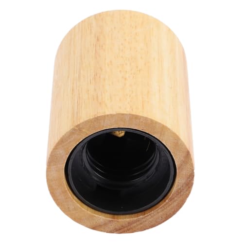 PartyKindom Holz Lampenfassung für Pendelleuchten DIY Lampenhalterung mit Runder Basis Kreative Holzkonstruktion Installieren Langlebig und Praktisch für Wohnzimmer und Cafés von PartyKindom
