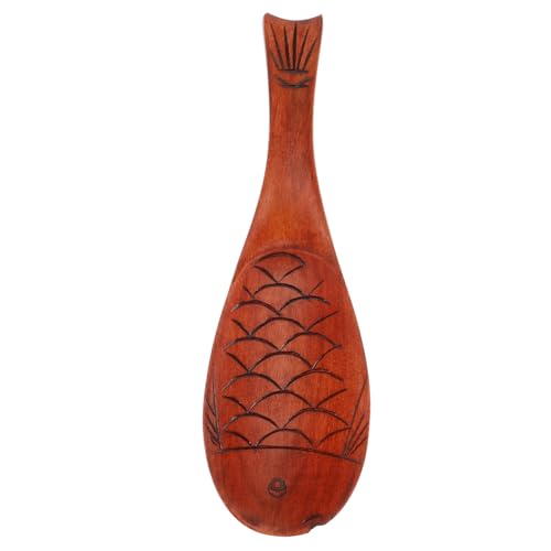 PartyKindom Holz Reislöffel Fischform Ergonomisch Leicht Küchenlöffel Servierlöffel Kreatives Design Für Kochen Zuhause PartyKindom Holz Reislöffel Fischform Ergonomisch Leicht Küchenlöffel Servierlöffel Kreatives Design Für Kochen Zuhause von PartyKindom