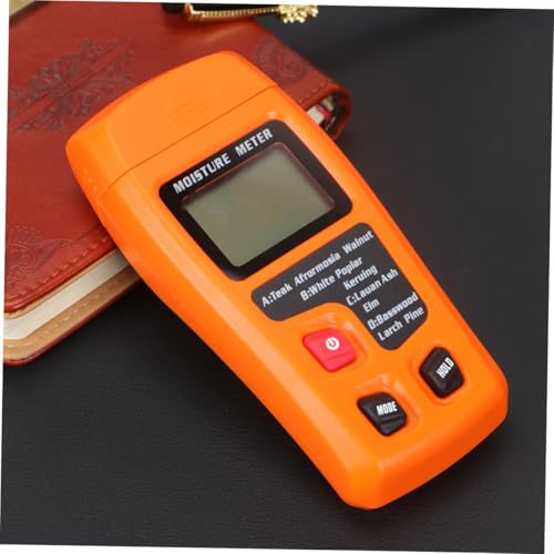 PartyKindom Holzfeuchtigkeitsmesser ohne Batterie mit Lcd display und Datenhaltefunktion Praktischer Feuchtigkeitsprüfer für Holz Papier Karton Langlebig mit Hintergrundbeleuchtung Orange PartyKindom Holzfeuchtigkeitsmesser ohne Batterie mit Lcd display und Datenhaltefunktion Praktischer Feuchtigkeitsprüfer für Holz Papier Karton Langlebig mit Hintergrundbeleuchtung Orange von PartyKindom