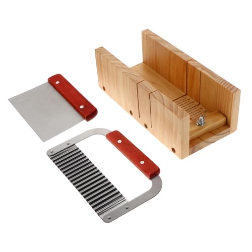 PartyKindom Holzseifenhobel mit Geradem und Gewelltem Cutter Vielseitiges DIY Seifenschneidewerkzeug für Präzises Sicheres Schneiden von Handgemachter Seife Robustes Holzmaterial für Anfänger PartyKindom Holzseifenhobel mit Geradem und Gewelltem Cutter Vielseitiges DIY Seifenschneidewerkzeug für Präzises Sicheres Schneiden von Handgemachter Seife Robustes Holzmaterial für Anfänger von PartyKindom