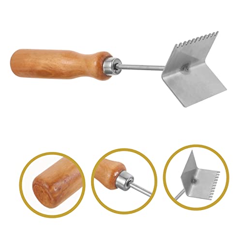 PartyKindom Imker Schaber Werkzeug Beehive Frame Reinigungsschaufel Langlebig Rahmenheber für Wachsentfernung Bienenzucht Zubehör von PartyKindom