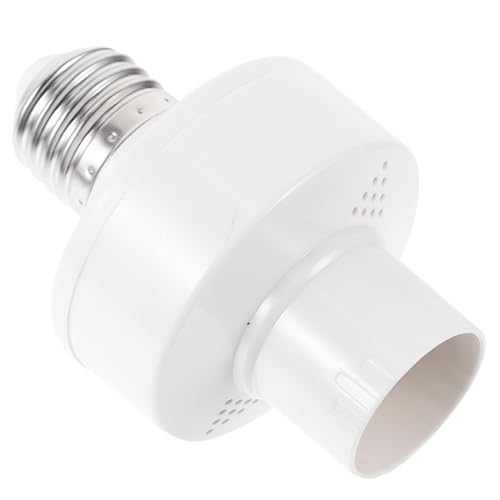 PartyKindom Intelligente Sprachsteuerung Lampenfassung Offline Sprachkontrolle ohne App Einfache Installation Kompatibel mit Standard Schraubfassung Geeignet für Werkstatt Wohnzimmer von PartyKindom