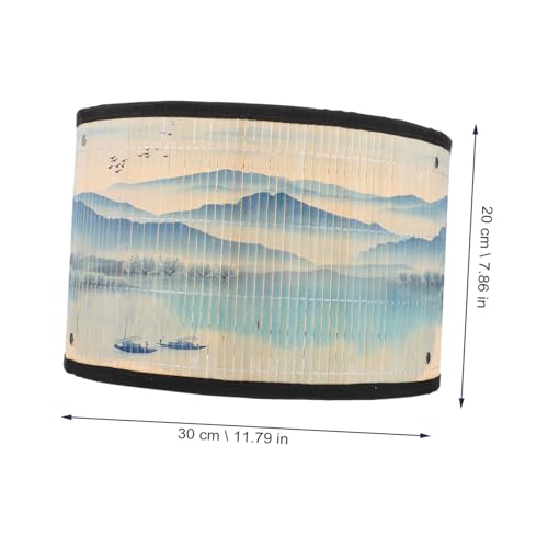 PartyKindom Japanischer Lampenschirm Dekorativer Lampenschirm aus Langlebigem Leichtem Material Farbenfrohe Kreative Deckenleuchte für Wohnzimmer Schlafzimmer Hotel Stilvolle PartyKindom Japanischer Lampenschirm Dekorativer Lampenschirm aus Langlebigem Leichtem Material Farbenfrohe Kreative Deckenleuchte für Wohnzimmer Schlafzimmer Hotel Stilvolle von PartyKindom