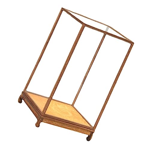 PartyKindom Kasten Holzschnitzerei Glasabdeckung Figur Fall Anzeige Zahlen Lagerung Led Vitrine Für Den Haushalt Display-versorgung Multifunktionale Vitrine Hölzern PartyKindom Kasten Holzschnitzerei Glasabdeckung Figur Fall Anzeige Zahlen Lagerung Led Vitrine Für Den Haushalt Display-versorgung Multifunktionale Vitrine Hölzern von PartyKindom