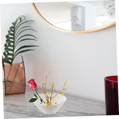 PartyKindom Keramik Lotusblumenvase mit Einzigartigem Design Dekorative Kleine Blumenvase für Getrocknete Blumen Stilvolle Tischdekoration für Hochzeit Büro und Wohnräume von PartyKindom