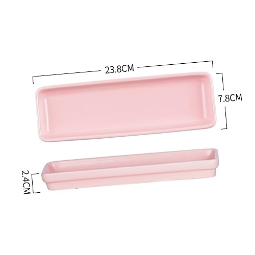 PartyKindom Keramikplatte Tablett Abendessen geteilte Snackschale Vorspeise Servierschale Party geschirr Servierplatte Teller zum Servieren von Speisen Feiertagsplatte Sushi -Platte Rosa PartyKindom Keramikplatte Tablett Abendessen geteilte Snackschale Vorspeise Servierschale Party geschirr Servierplatte Teller zum Servieren von Speisen Feiertagsplatte Sushi -Platte Rosa von PartyKindom