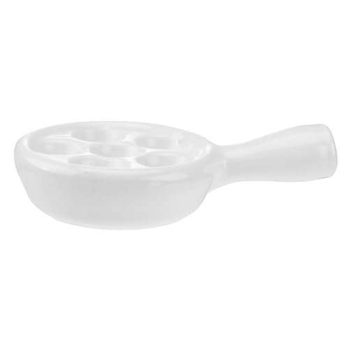 PartyKindom Keramische Escargot Platte mit Griff Backform für Schnecken Lebensmittelecht Ofenfest für Küche und Gastronomie Spülmaschinenfest Ergonomisches Design PartyKindom Keramische Escargot Platte mit Griff Backform für Schnecken Lebensmittelecht Ofenfest für Küche und Gastronomie Spülmaschinenfest Ergonomisches Design von PartyKindom