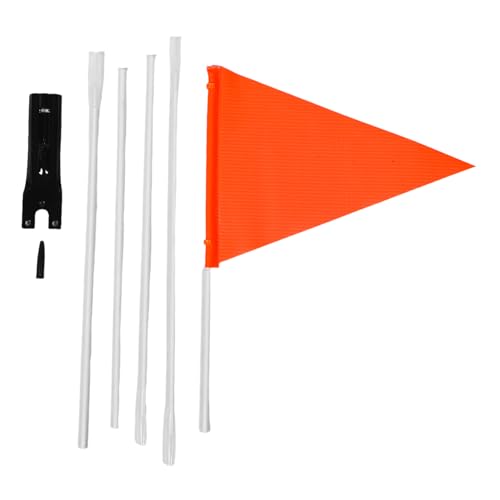 PartyKindom Kinderfahrrad Sicherheitsflagge mit Robustem Glasfaser Flaggenstab Hohe Sichtbarkeit Einfache für Gruppenfahrten und Verkehrssicherheit Rote Warnflagge für Draußen PartyKindom Kinderfahrrad Sicherheitsflagge mit Robustem Glasfaser Flaggenstab Hohe Sichtbarkeit Einfache für Gruppenfahrten und Verkehrssicherheit Rote Warnflagge für Draußen von PartyKindom