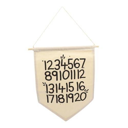 PartyKindom Kinderzimmer Wanddeko Baumwoll Canvas Banner mit Zahlen Kreative Wanddekoration für Zuhause Robustes und Langlebiges Wandbild Einfach Aufzuhängen für Kindergarten und Schule PartyKindom Kinderzimmer Wanddeko Baumwoll Canvas Banner mit Zahlen Kreative Wanddekoration für Zuhause Robustes und Langlebiges Wandbild Einfach Aufzuhängen für Kindergarten und Schule von PartyKindom