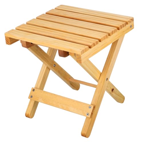 PartyKindom Klappbarer Kleiner Holztisch Tragbarer Strandtisch Für Picknick Garten Und Reisen Robust Und Praktisch Für Weinliebhaber Einfach Zu Transportieren Und Vielseitig Einsetzbar von PartyKindom