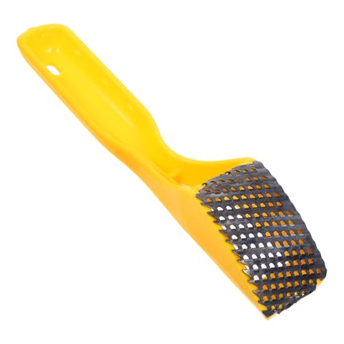 PartyKindom Kleines Anmeldetool Skulptur Werkzeug Dreck Ton Form Keramik Gestalter Raspel Mini-datei Töpferschaber Lehmschaber Shaping-datei Gelb Chromlegierung von PartyKindom