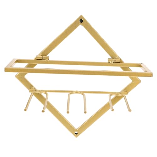 PartyKindom Kreatives Faltbares Wand weinregal aus Stahl Platzsparend für Flaschen und Gläser Robustes Design für Bar Küche Restaurant und Party Schnelles Ablaufen durch Umgekehrte PartyKindom Kreatives Faltbares Wand weinregal aus Stahl Platzsparend für Flaschen und Gläser Robustes Design für Bar Küche Restaurant und Party Schnelles Ablaufen durch Umgekehrte von PartyKindom