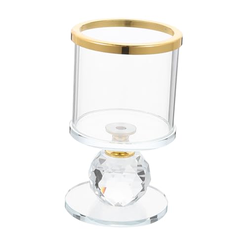 PartyKindom Kristallglas Kerzenhalter für Teelichter Künstlerischer und Schöner Kerzenständer Eleganter Glas kerzenhalter für Romantische Dekoration zu Hause Büro Hochzeit und Festlichkeiten PartyKindom Kristallglas Kerzenhalter für Teelichter Künstlerischer und Schöner Kerzenständer Eleganter Glas kerzenhalter für Romantische Dekoration zu Hause Büro Hochzeit und Festlichkeiten von PartyKindom